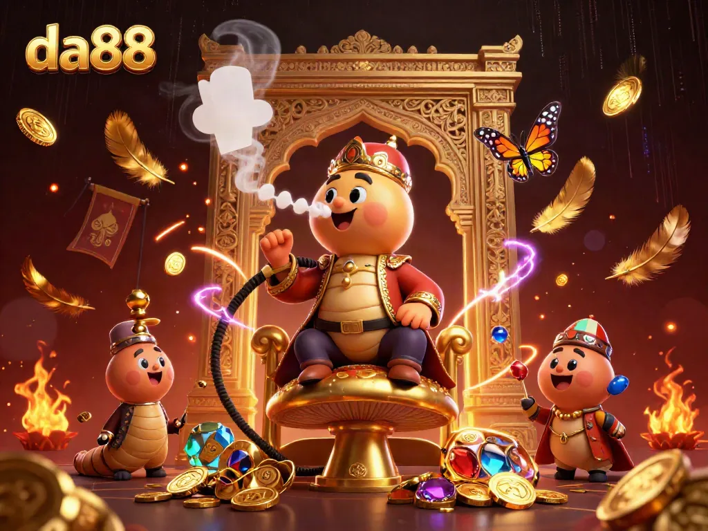 Experience thrilling gameplay at da88 with a vibrant casino scene featuring unique characters and dynamic elements.