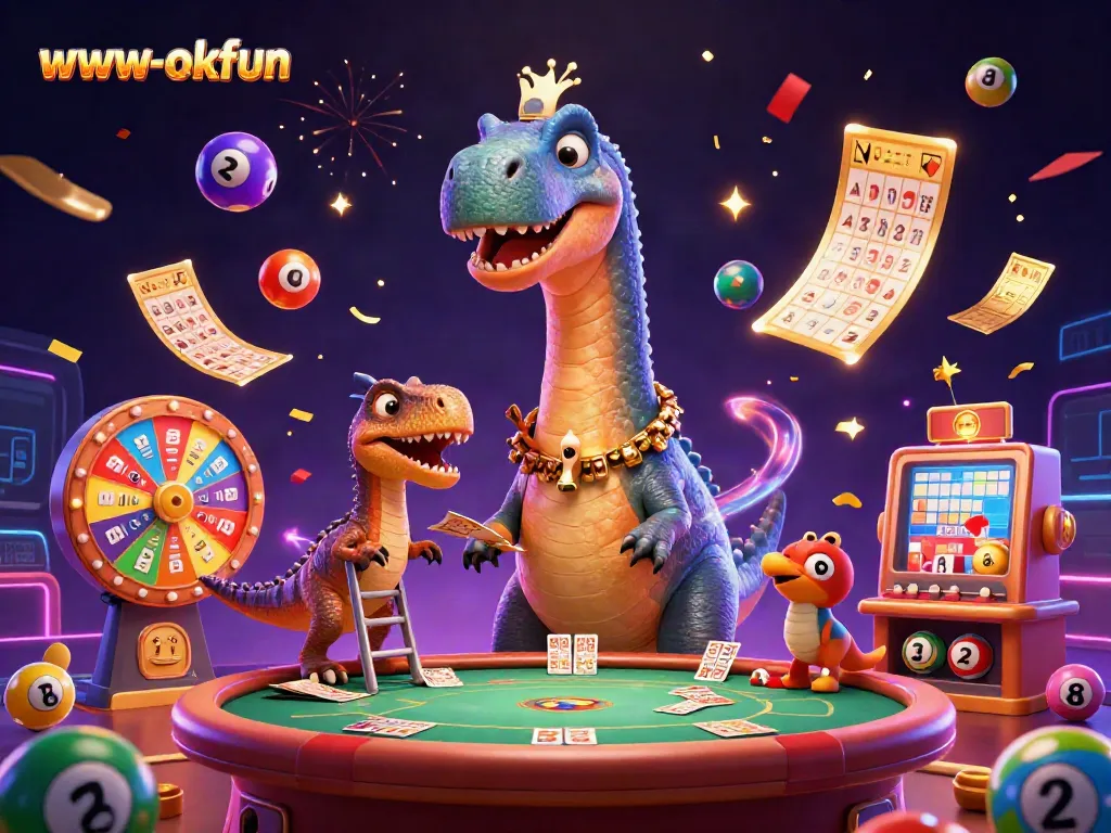 Experience the dynamic excitement of gambling at www-okfun with colorful games and animated characters.