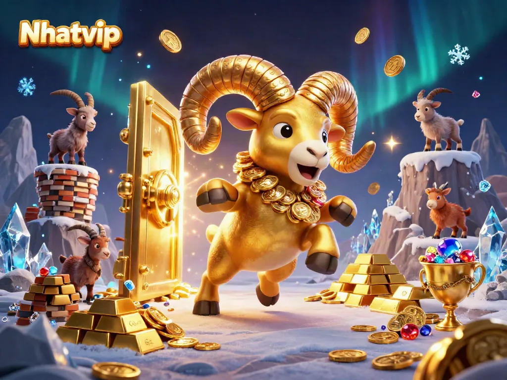 Nhatvip invites players to enjoy a thrilling gambling adventure with dynamic 3D golden characters and rich casino elements.
