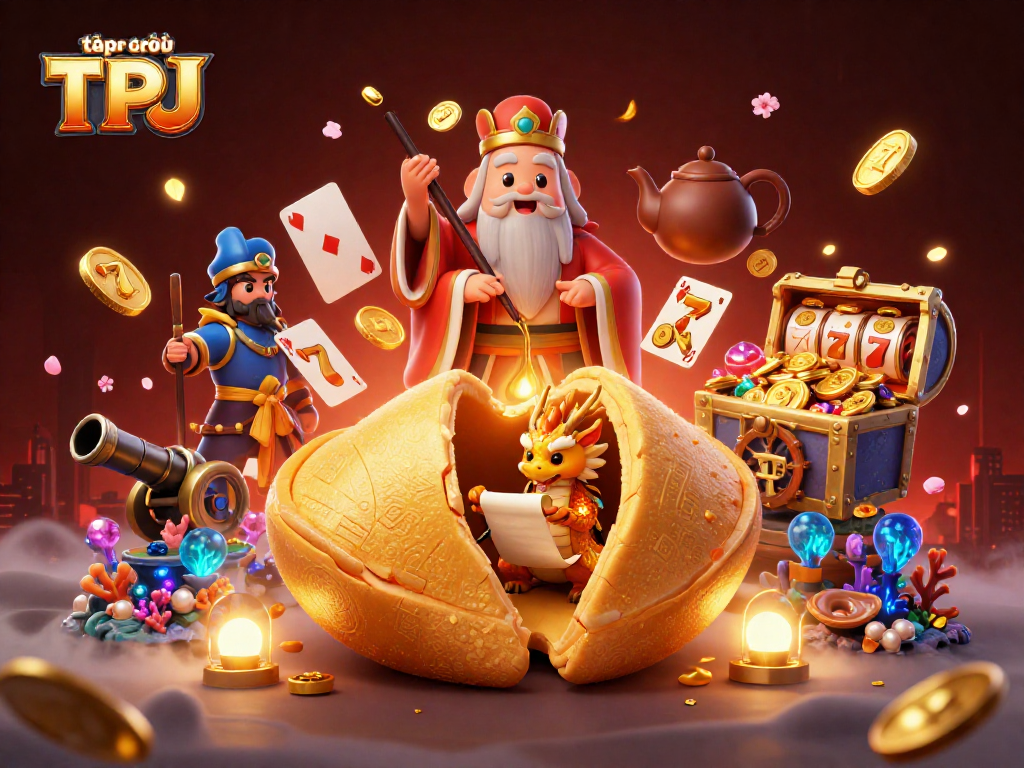 Experience the excitement of gaming with tập đoàn TPJ through this vibrant casino-themed artwork.